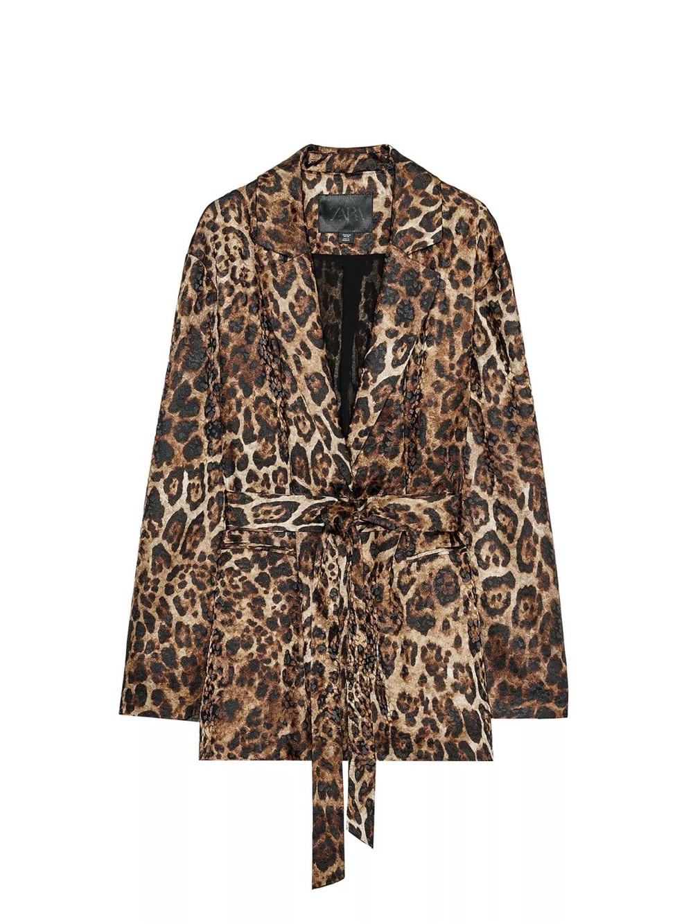 NWT Zara Leopard Print Jacquard Blazer/Blouse - ZW Collection